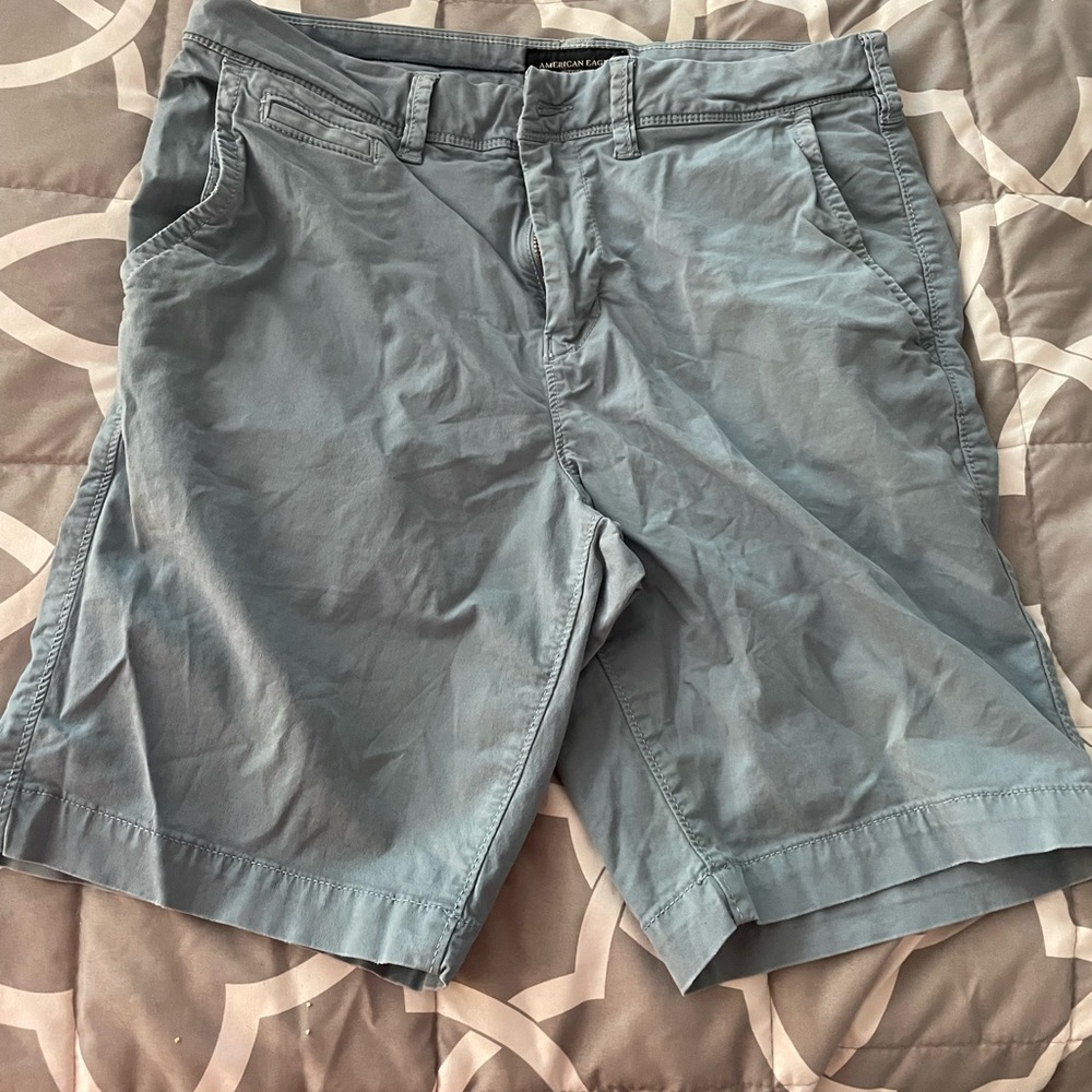 Blue ~ green shorts ~ excellent used condition - worn twice
